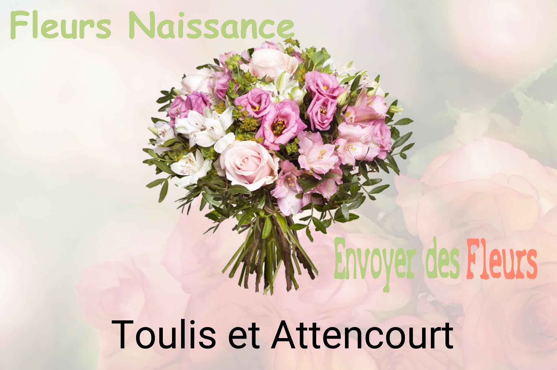 Bouquet de fleurs de naissance livré à Toulis-et-Attencourt