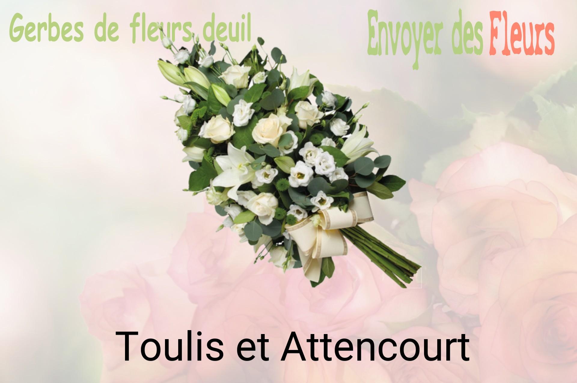 Gerbe de fleurs de deuil livrée à Toulis-et-Attencourt